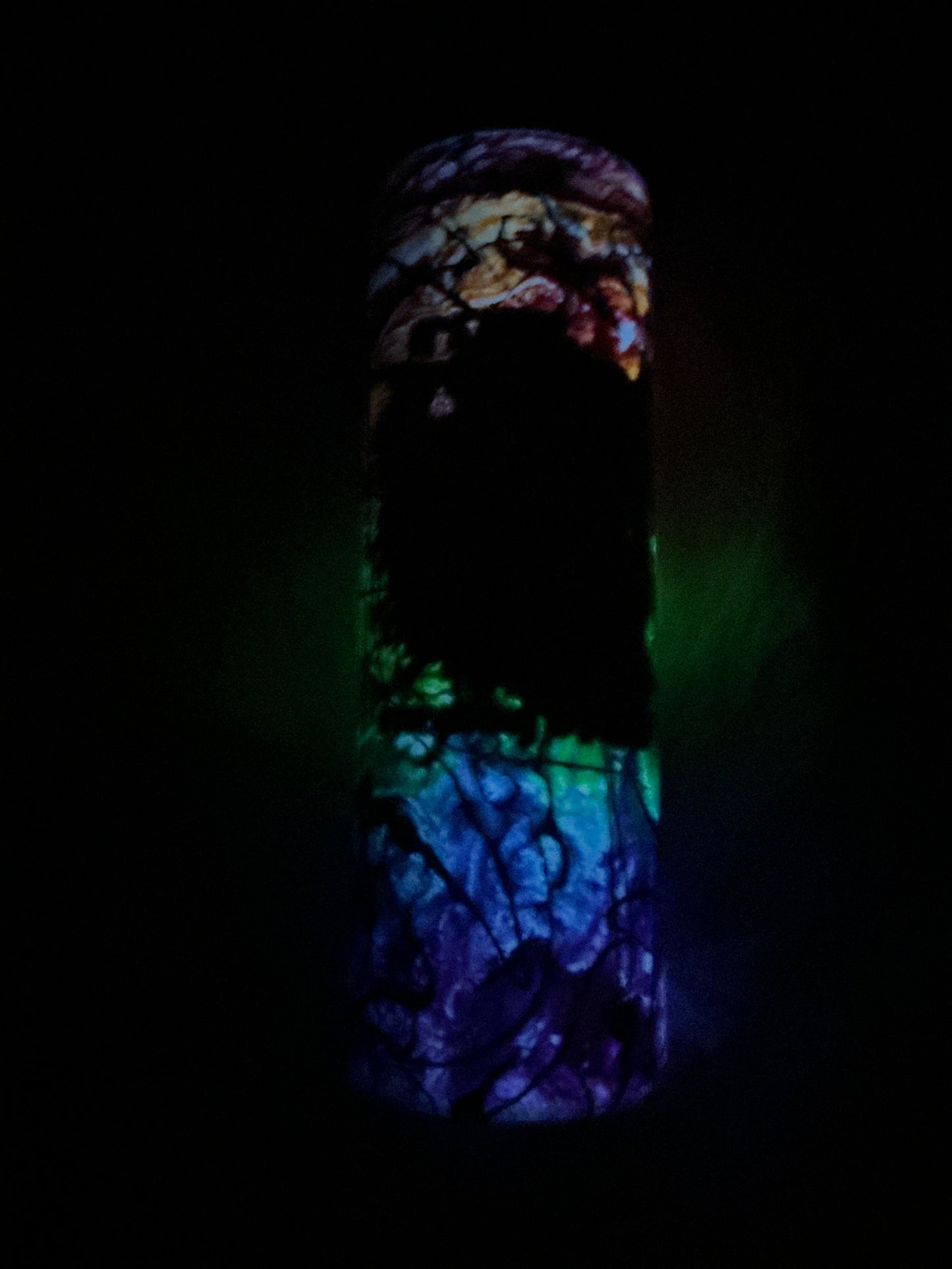 #634. 30 oz Skinny - Neon Ink Swirl - It’s Fine, I’m Fine, Everything Is Fine ,