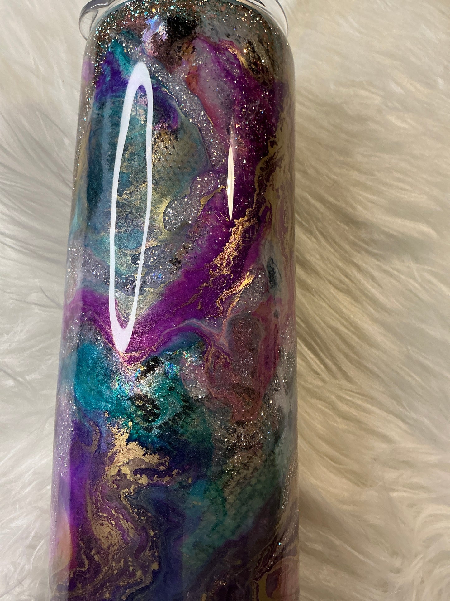 #641 30 oz Animal Print Ink Swirl