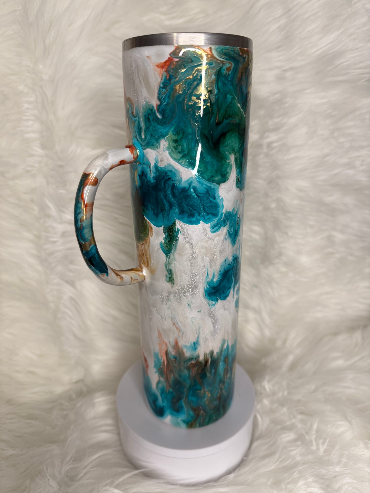 #705. 32 oz Plump Western Marble