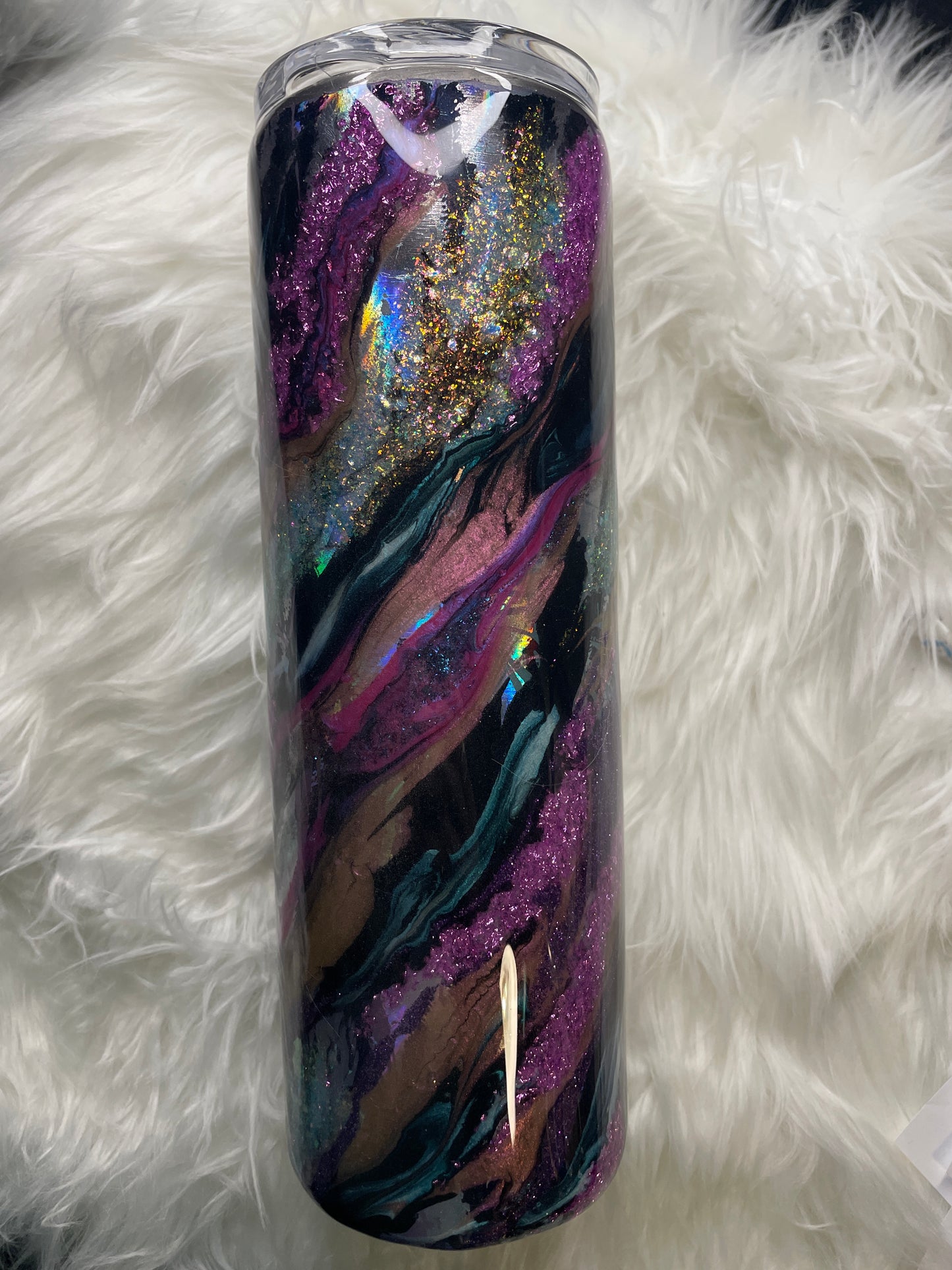#500. 30 oz Skinny - Black Opal (SOLD)