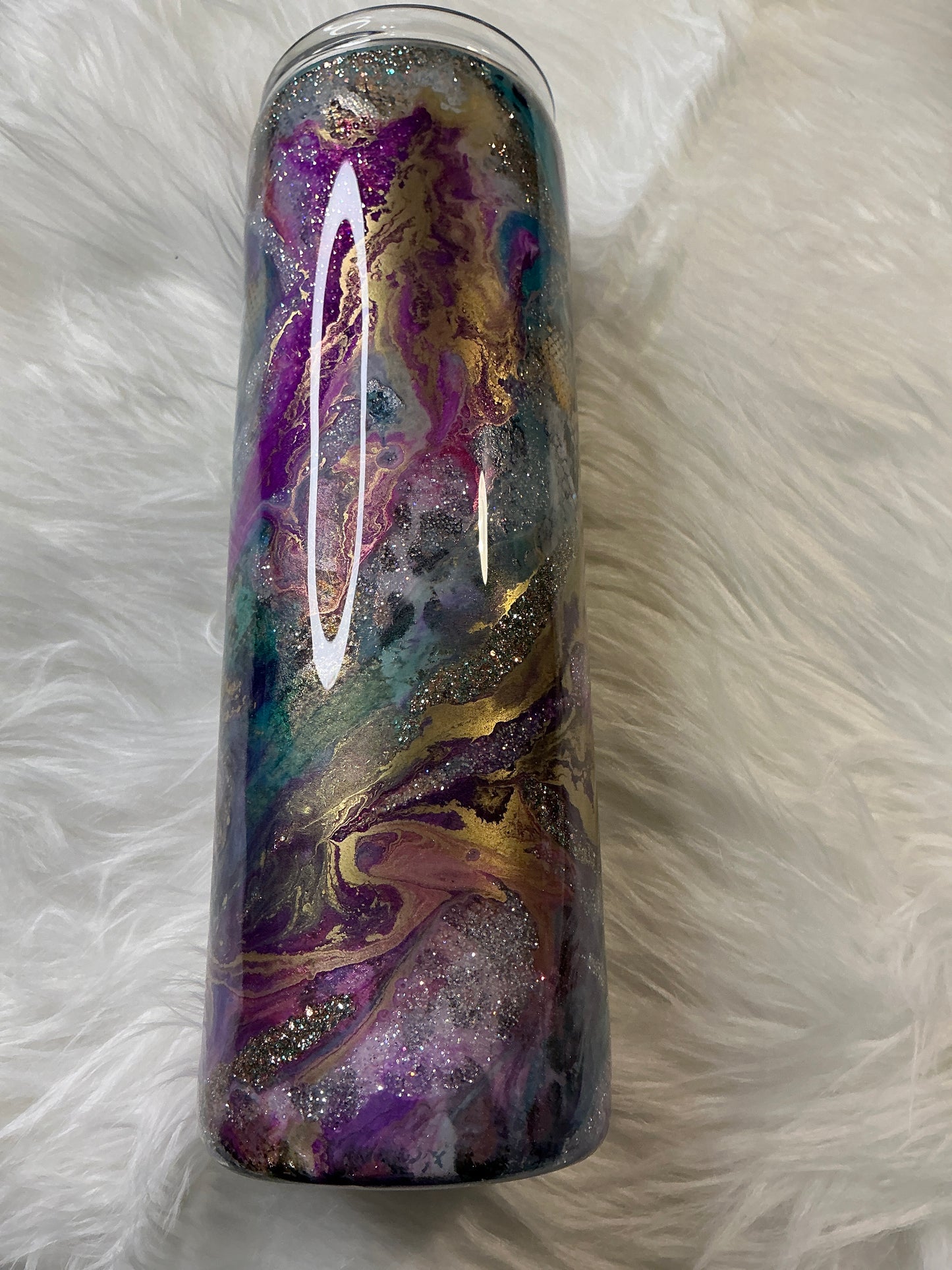 #641 30 oz Animal Print Ink Swirl