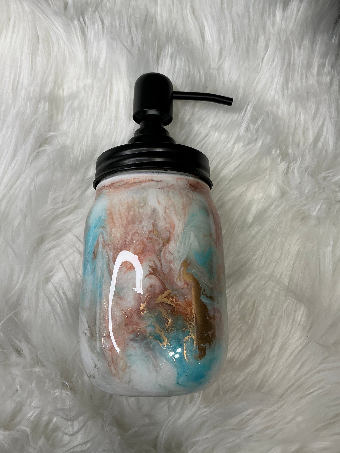 #621. 12 oz Soap or Lotion Dispenser - Western Tones