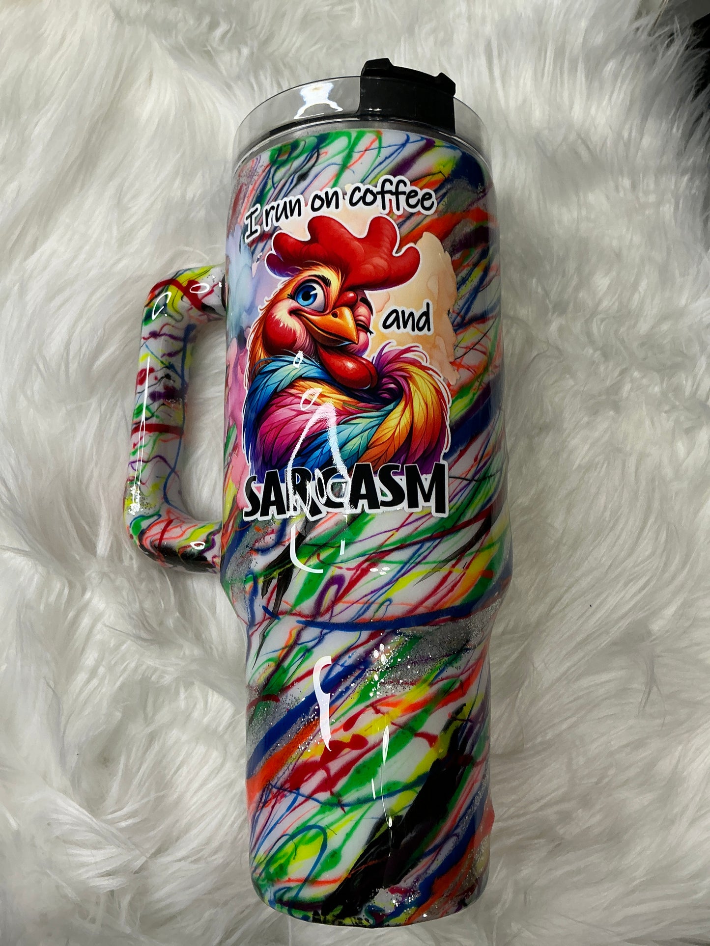 #633. 40 oz Traveler Sarcastic Graffiti