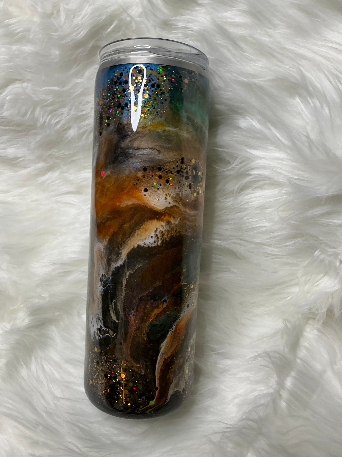 #81. 30 oz Skinny - Rustic Hillside