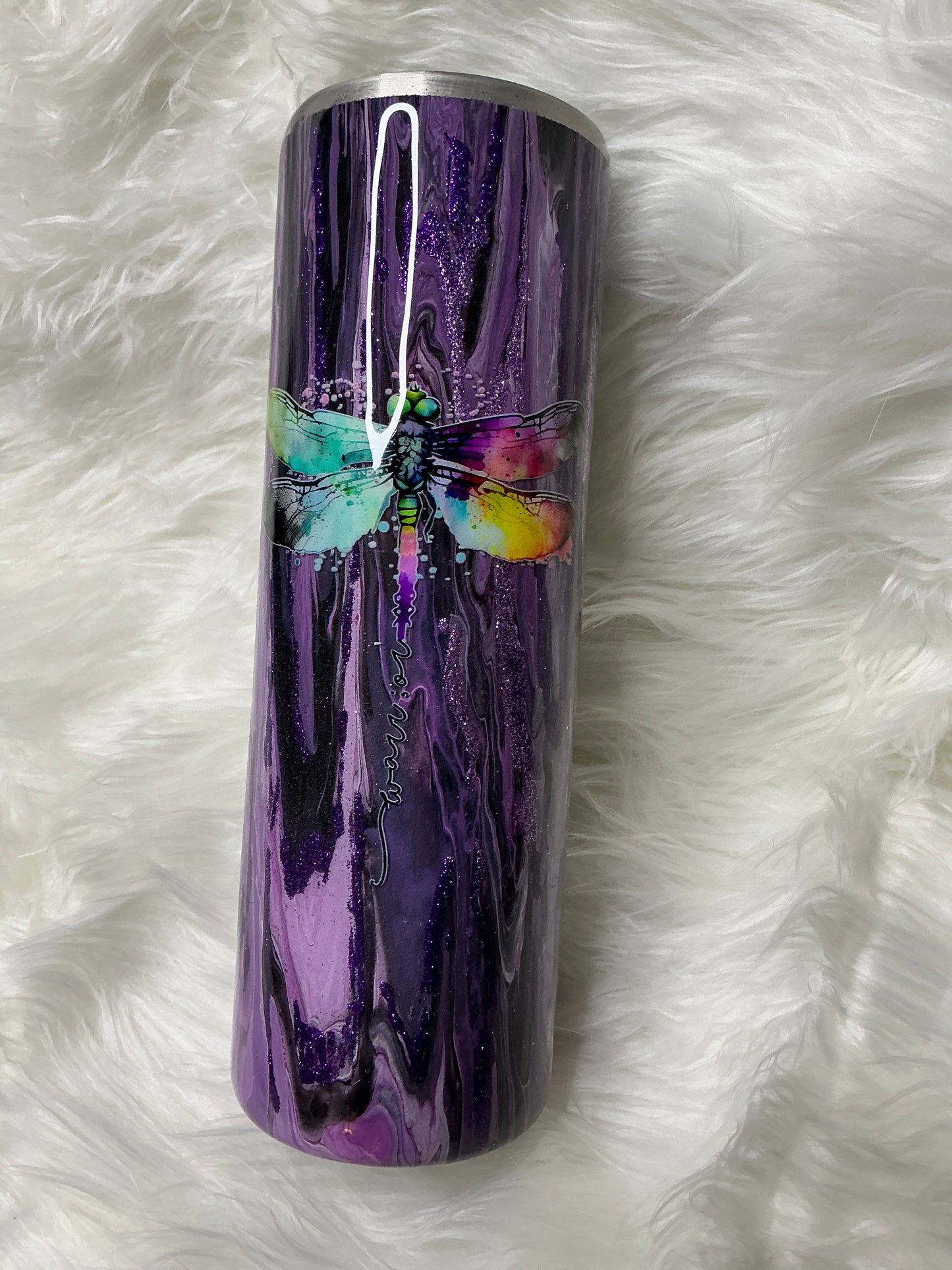 #72. 30 oz Skinny - Dragonfly Warrior