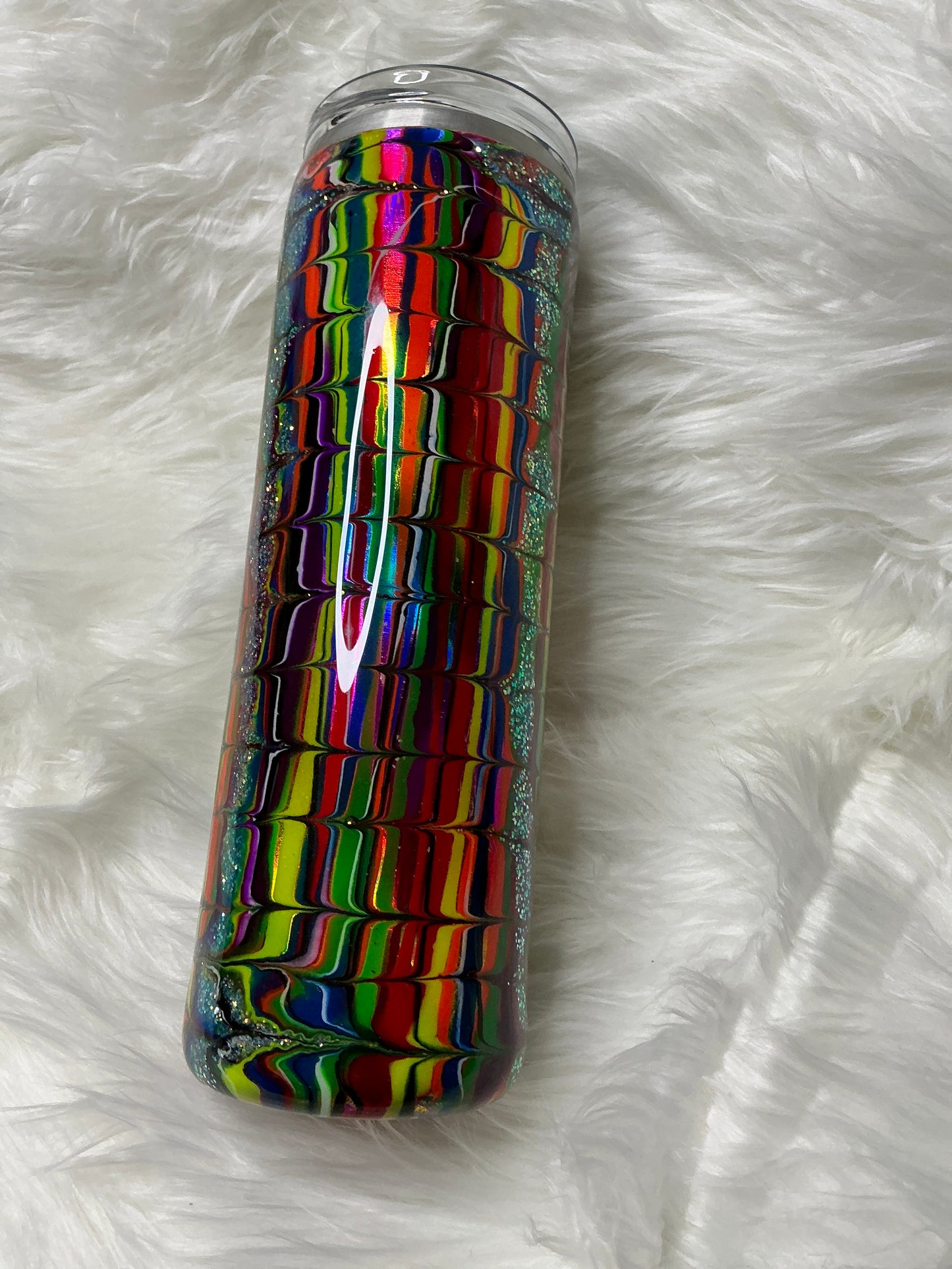 #89. 30 oz Skinny - Neon Angel Wings