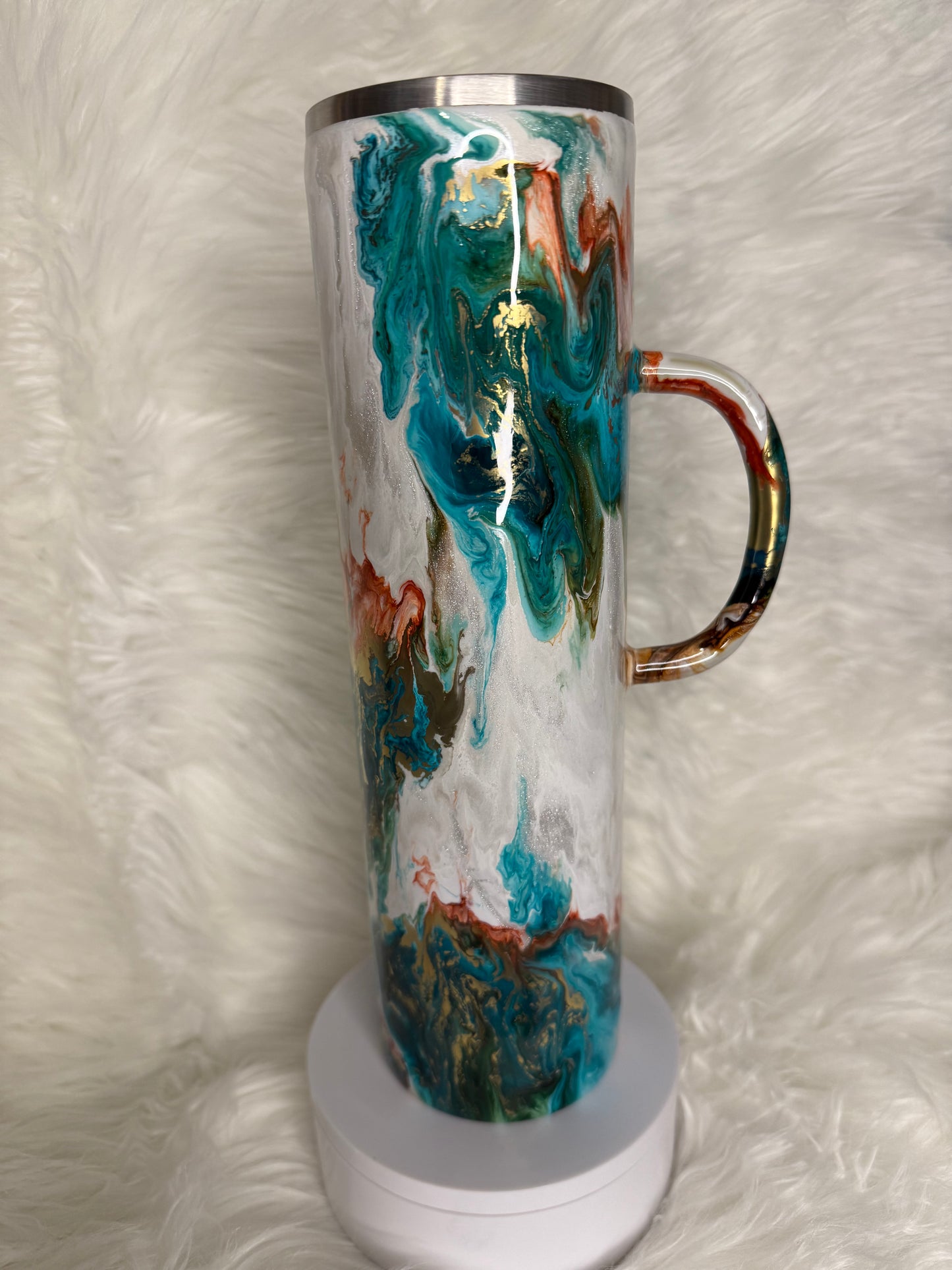 #705. 32 oz Plump Western Marble