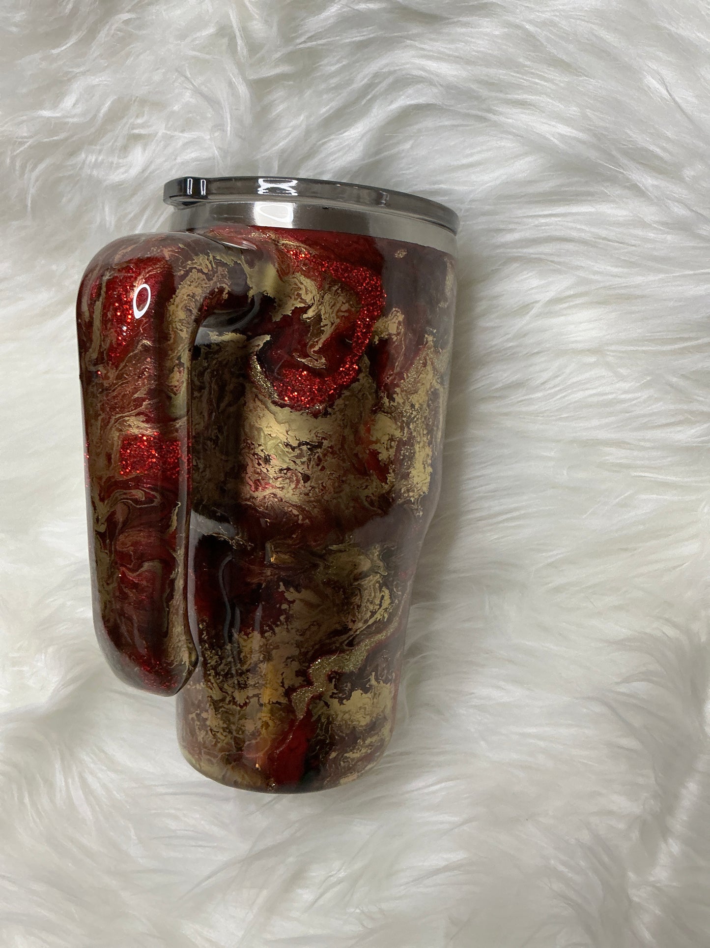#157. 20 oz Grippy in a Red Ink Drop