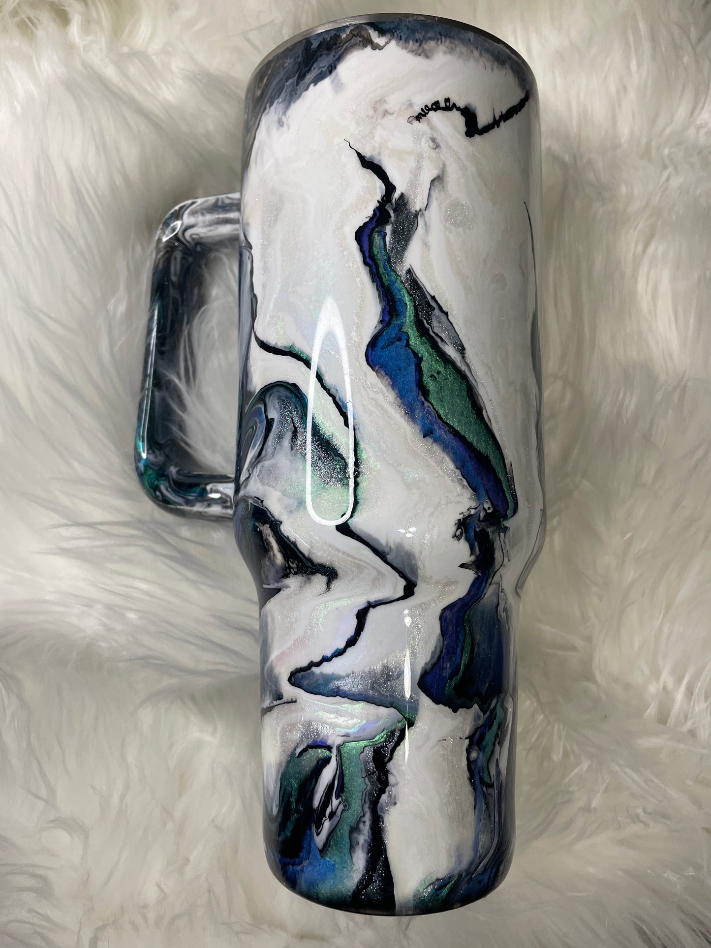 #617. 40 oz Traveler Shovonn Opal