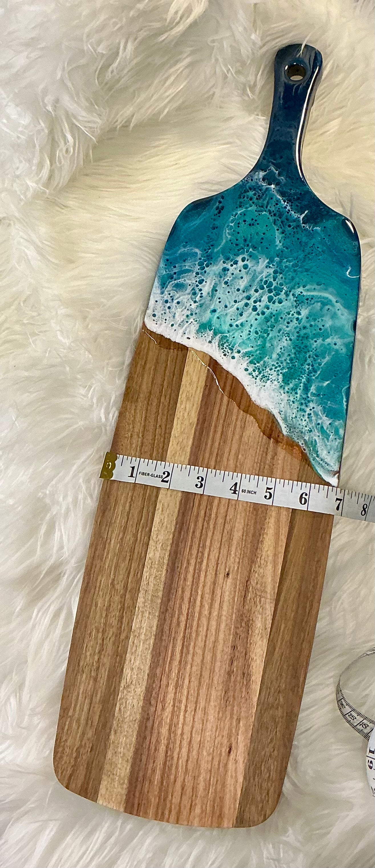 RTS 24in X 7in Charcuterie Board Ocean Themed