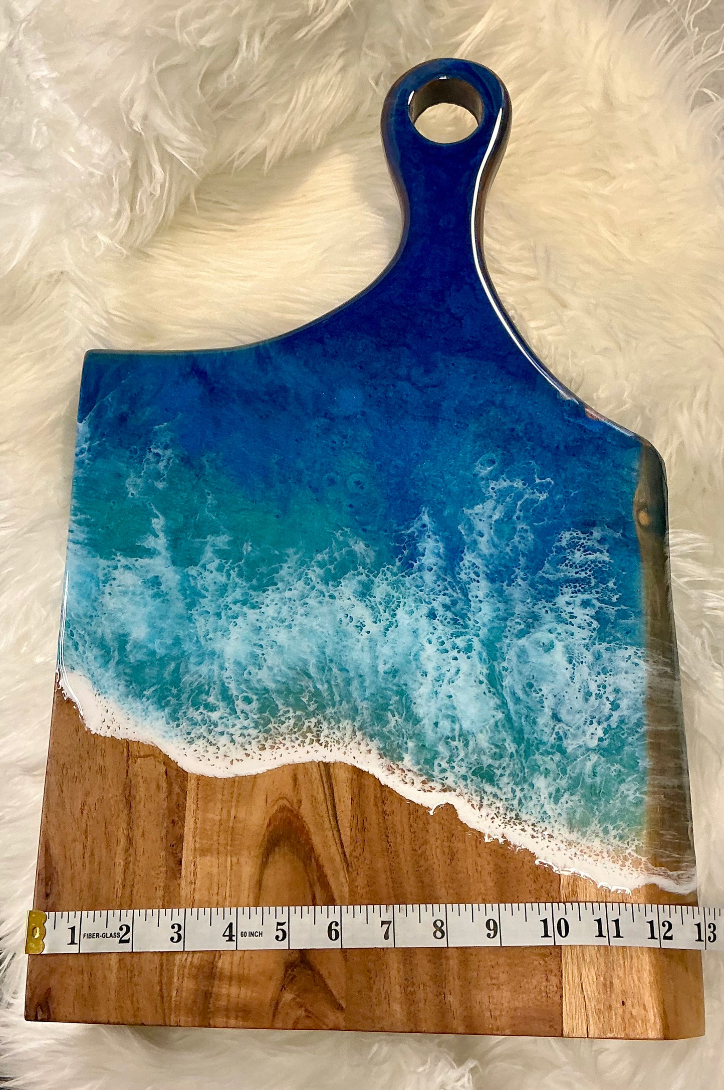 RTS 21in X 13in Charcuterie Board Ocean Themed