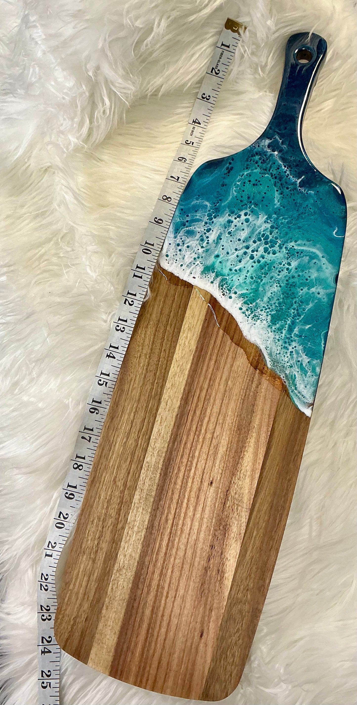 RTS 24in X 7in Charcuterie Board Ocean Themed