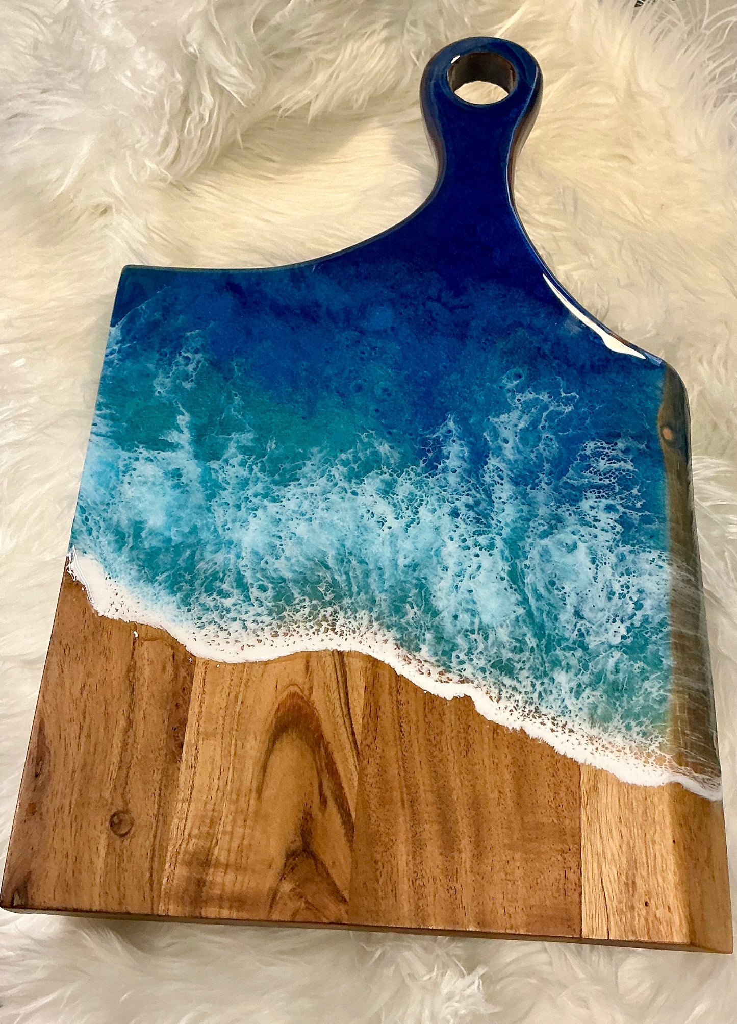 RTS 21in X 13in Charcuterie Board Ocean Themed
