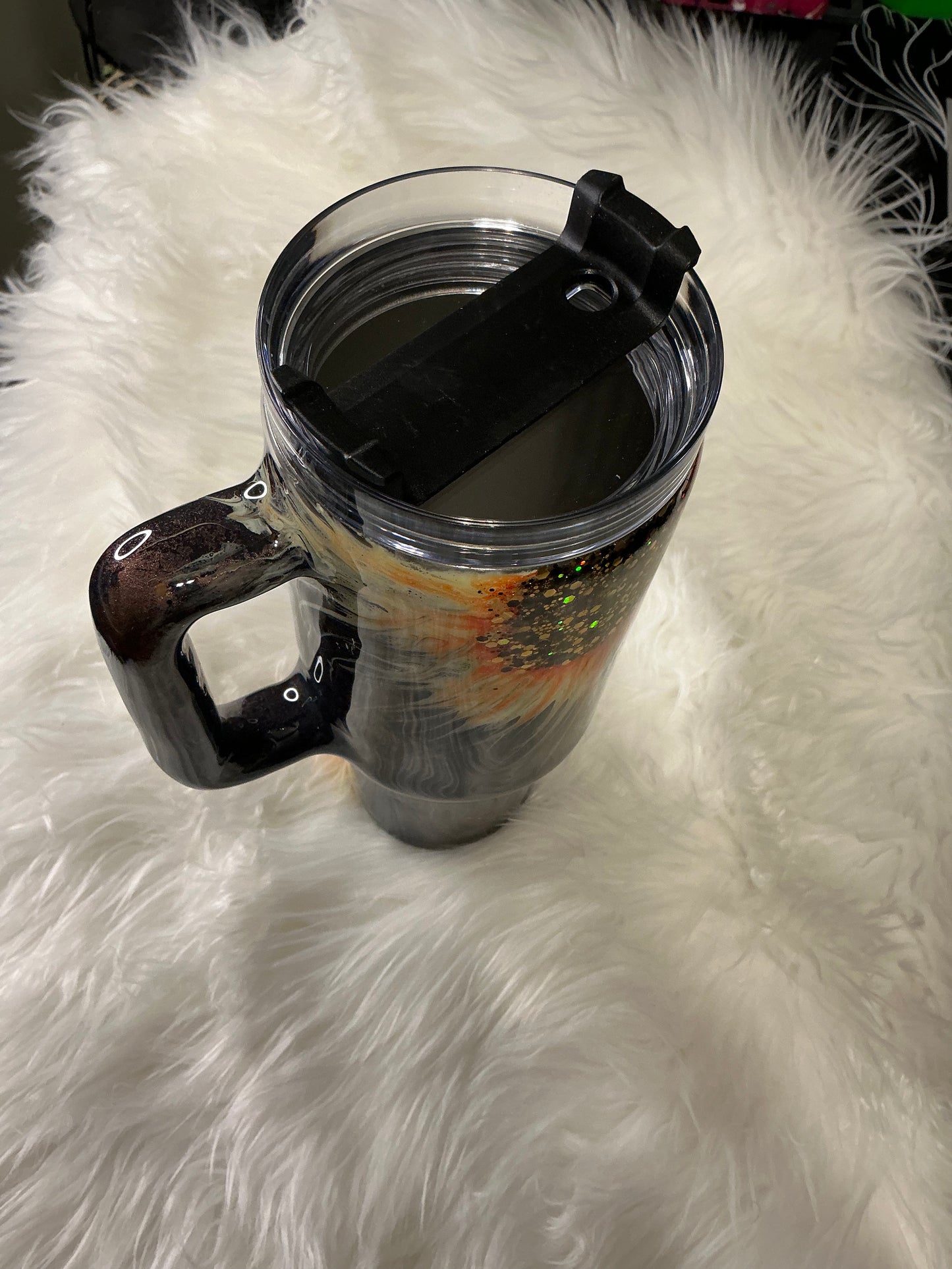 700. 40 oz Traveler in a Sunflower Patina