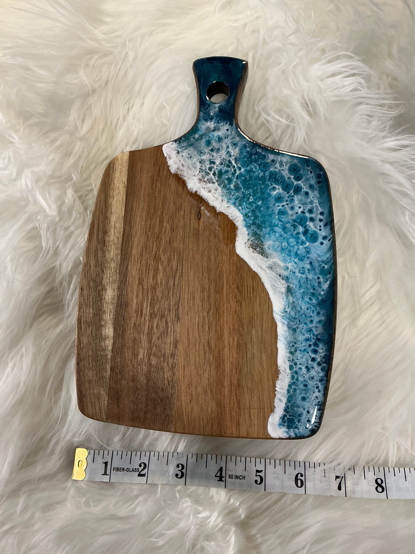 RTS 9in X 6.5in Charcuterie Board Ocean Themed