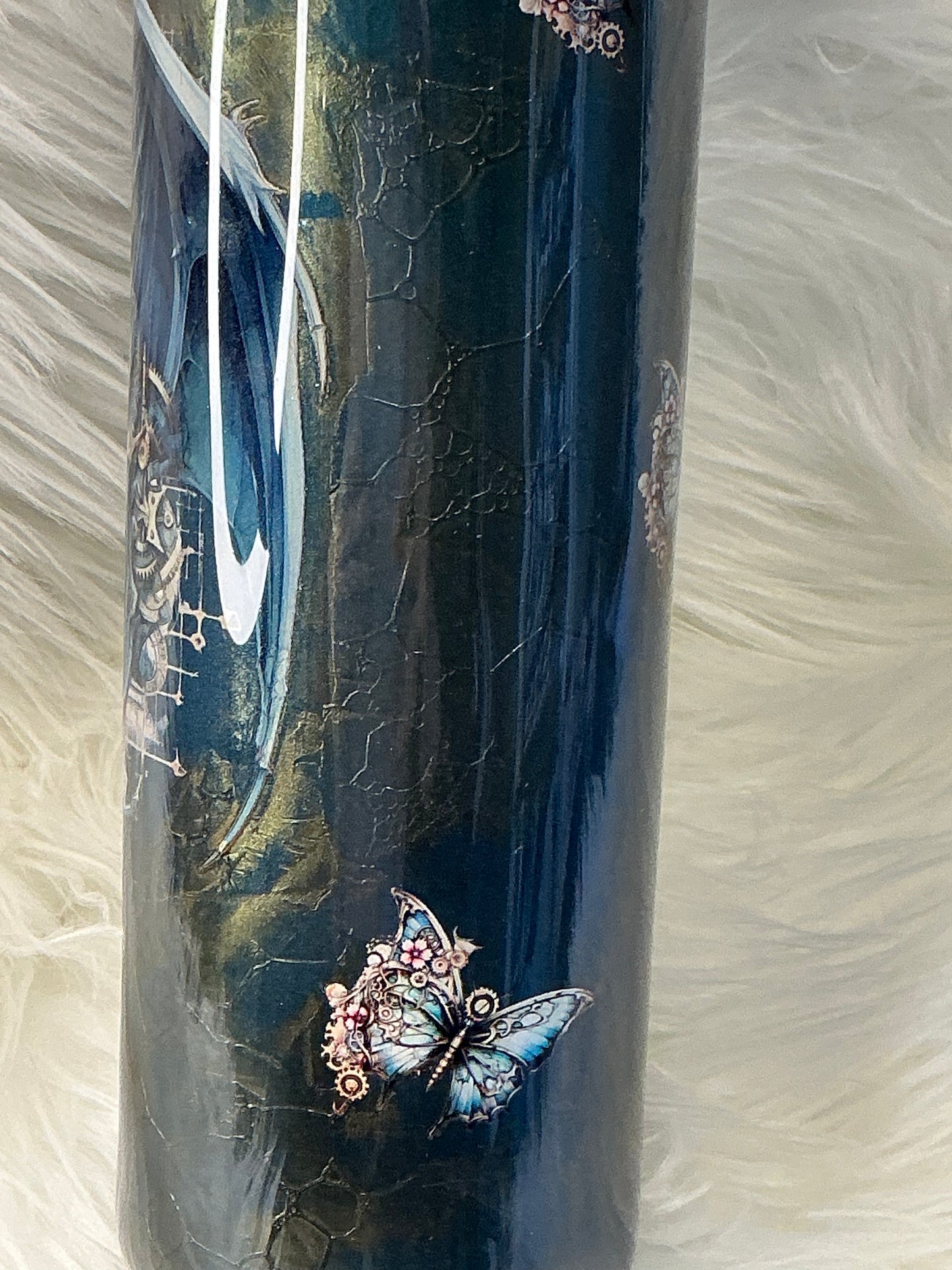 659. 30 oz Skinny - Dragon Scale with Dragon Decal