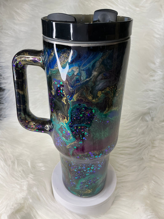 #690. 40oz Big Betty Jewel Tone Suspension