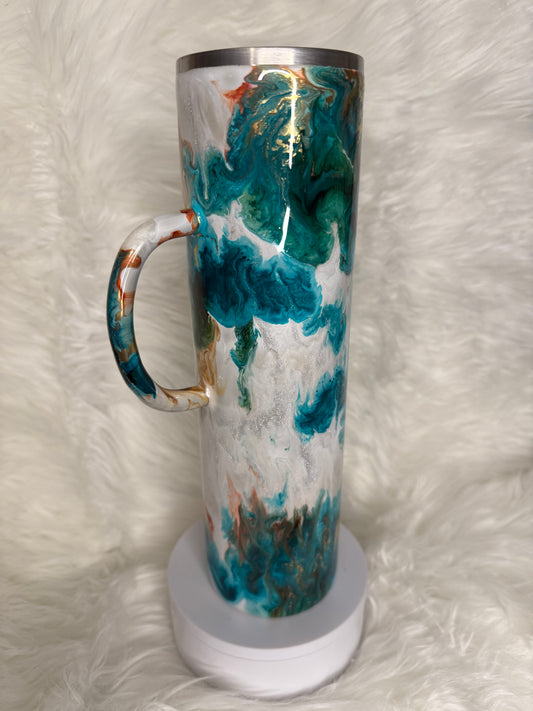 #705. 32 oz Plump Western Marble
