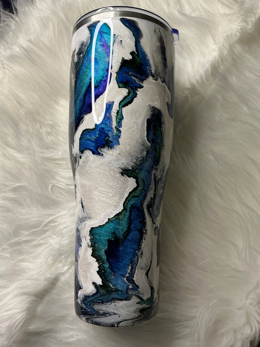 #648. 40 oz Modern Curve Shovonopal Technique that GLOWS