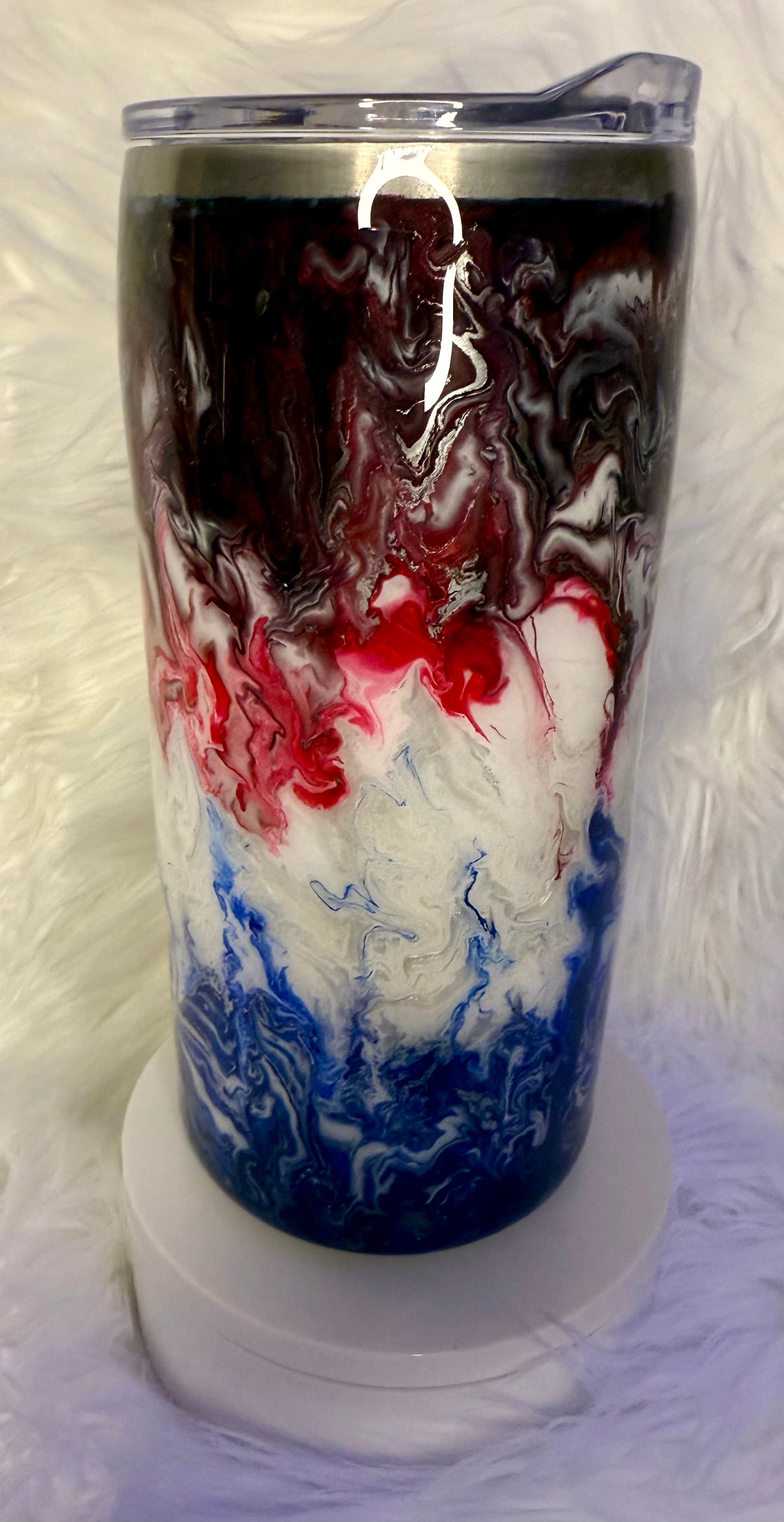 #708. 25 oz Marine Mom with GLOW