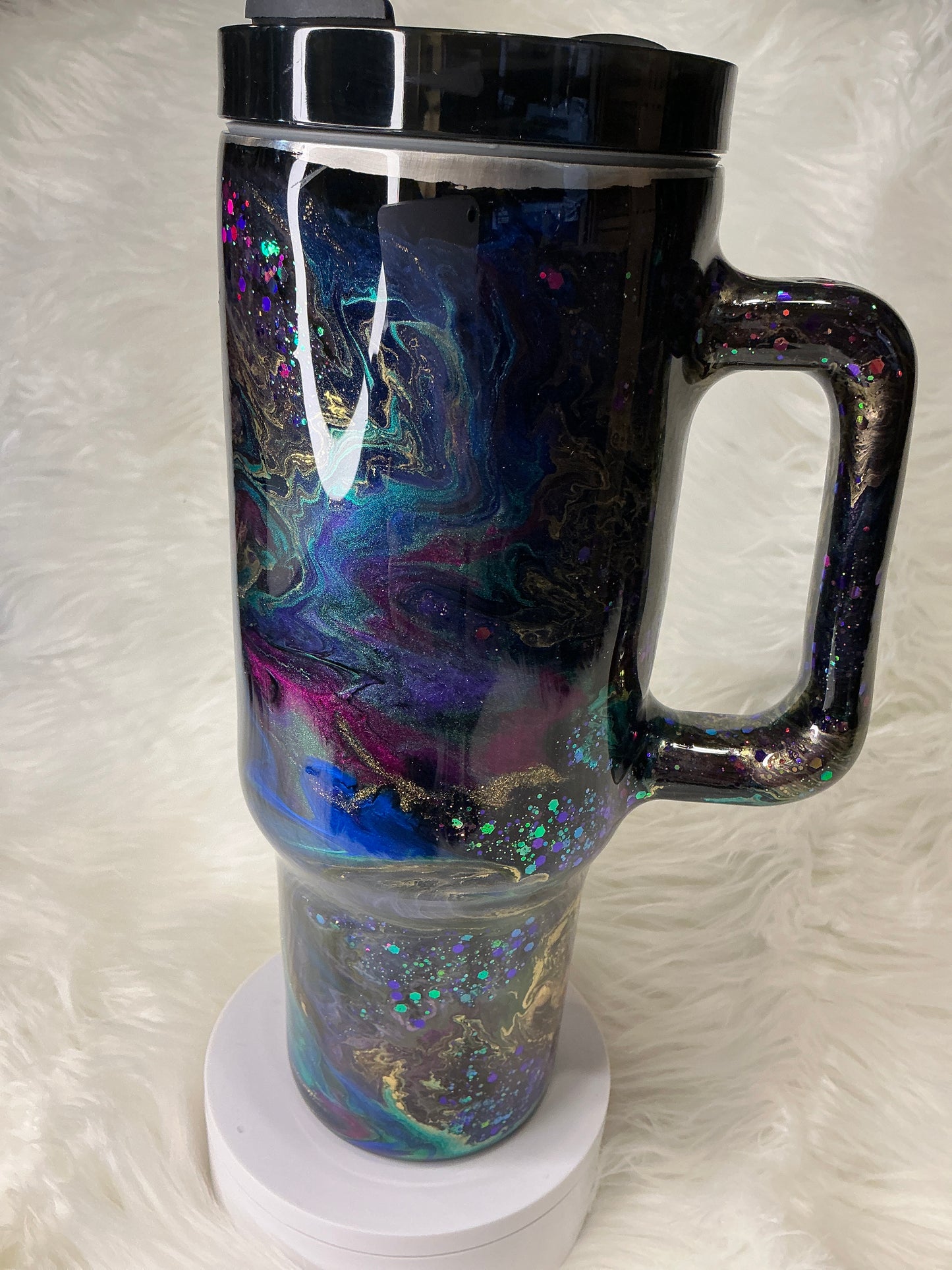 #690. 40oz Big Betty Jewel Tone Suspension
