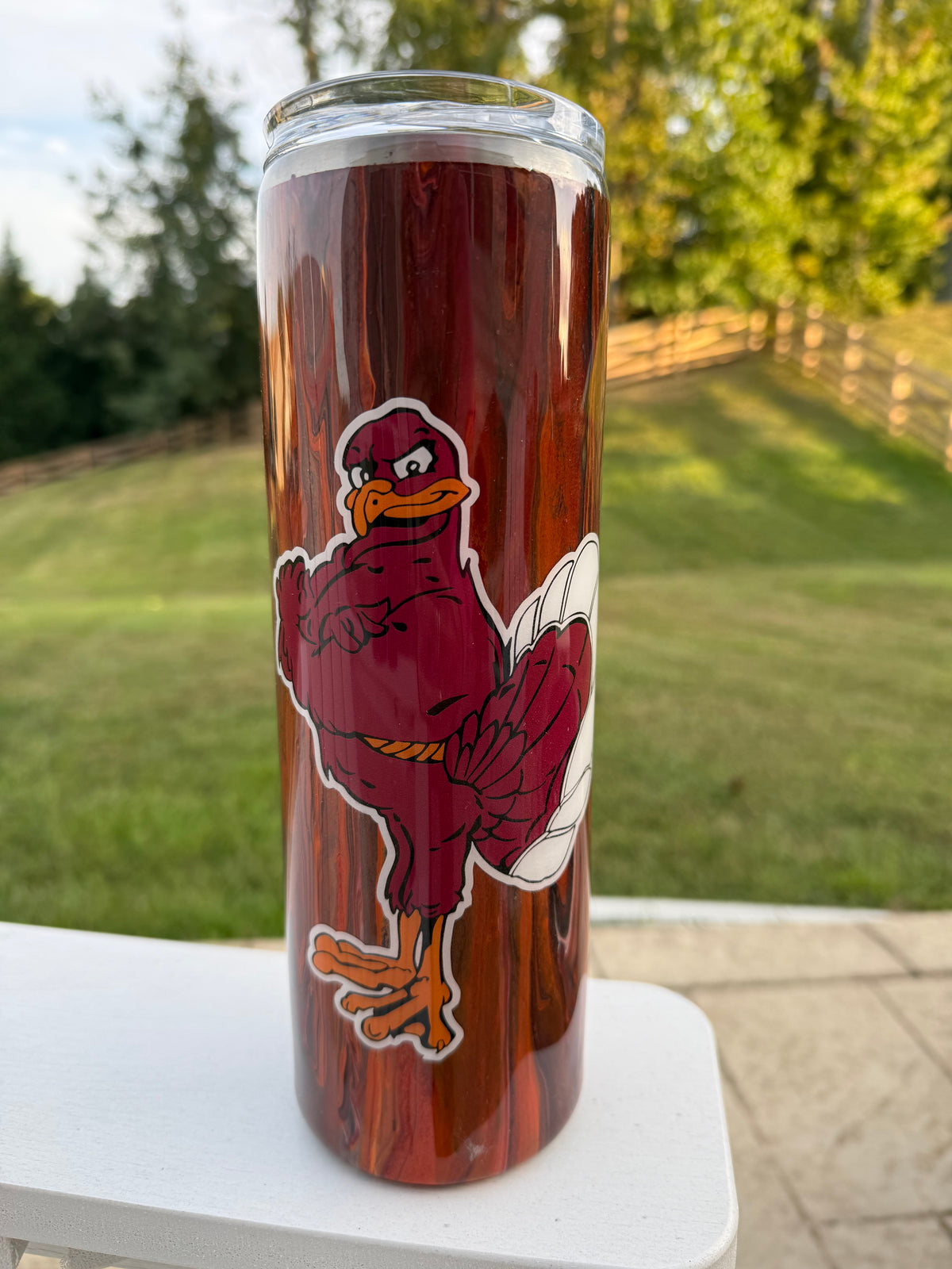 VT Dirty Pour with a HOKIE Decal - 30 oz