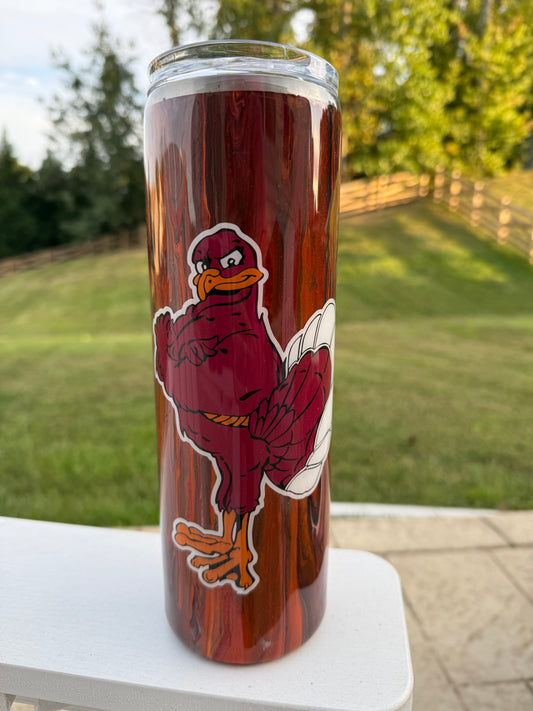 VT Dirty Pour with a HOKIE Decal - 30 oz