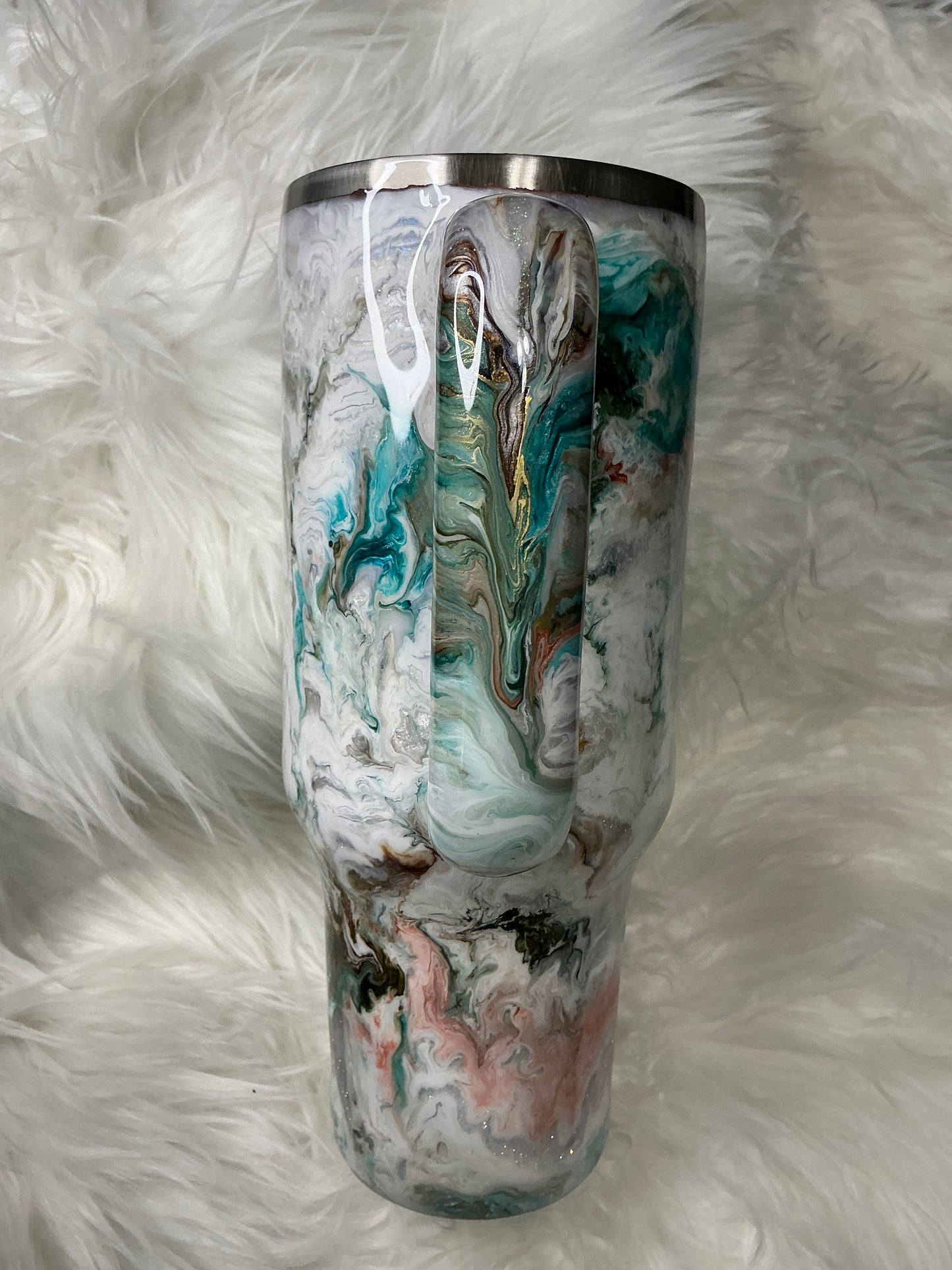 #601    40 oz Big Betty in a Western Marble Technique