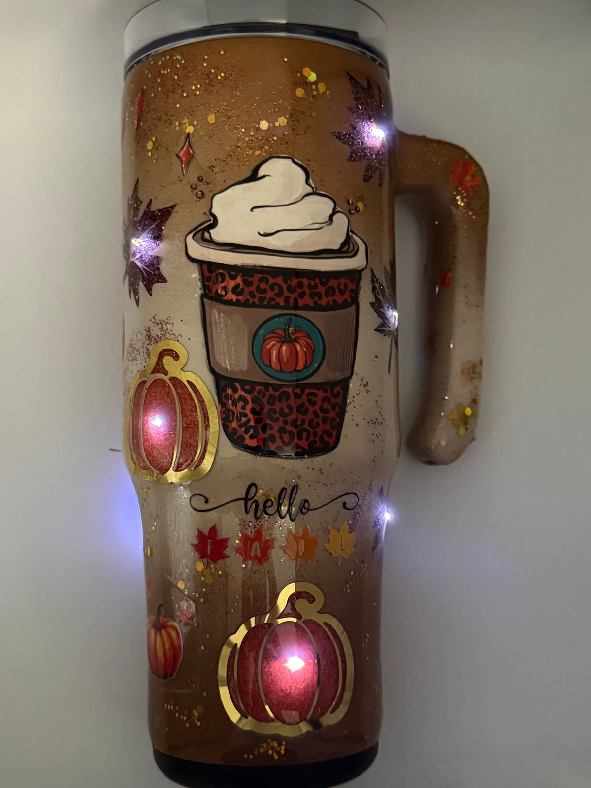30 oz Grippy - HELLO FALL Light Up Cup